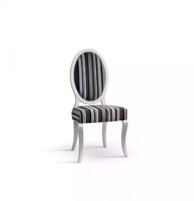 Chair Armchair Solid Classic Wood Textile Lounge Upholstered New