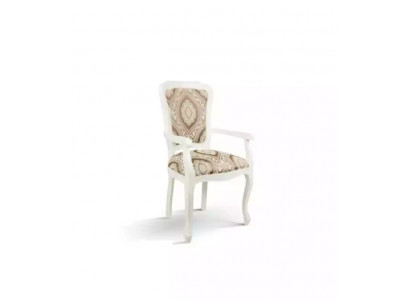Classic chair dining room chair wood brown armrests wooden chair chairs