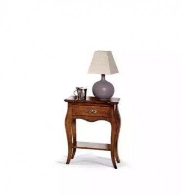 Bedroom nightstand classic design furniture wood luxury brown new