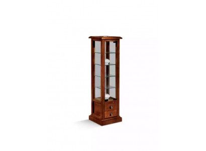 Display cabinet glass real wood showcase living room furniture sideboard new