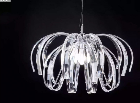 Crystal Pendant Light Chandelier 1 Lamp Hanging Light Ceiling Light
