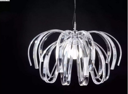 Crystal Pendant Light Chandelier 1 Lamp Hanging Light Ceiling Light