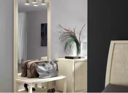 Floor mirror design mirror Italian bedroom wood standing wall