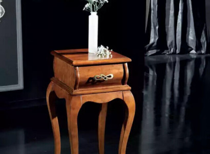 Classic Brown Exclusive Side Table Wood Living Room Furniture