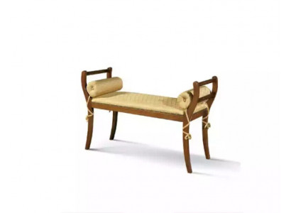 Classic bank stool bench new seating furniture upholstered textile fabric