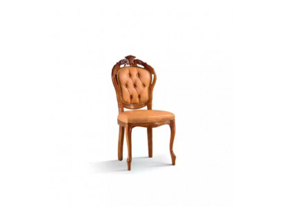 Luxury Chair Brown Dining Room Designer Wood Furniture Chair without Armrests
