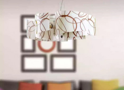 Chandelier Style Contemporary Ceiling Light White Beautiful Lamp