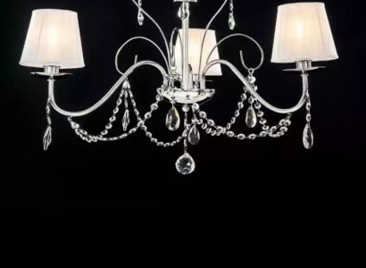 Luxurious Crystal Pendant Light Stylish 3x Lamp Ceiling Chandelier