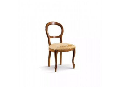 Luxury Design Upholstered Chair Seat Dining Room Classic Textile Furniture New