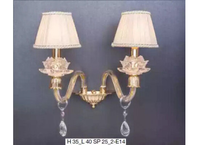 Stylish wall lamp classic wall lamp in gold luxurious chandelier