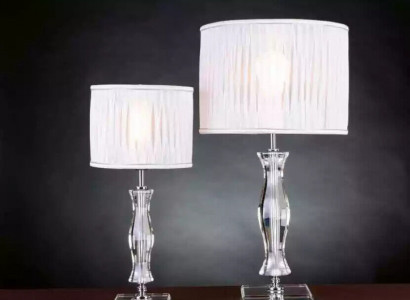 Classic White Table Lamp Desk Lamp Crystal Lighting