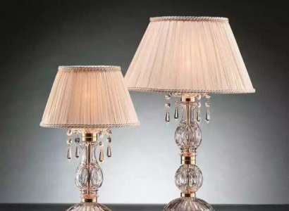Antique style beige lamp table lamp chandelier crystal table lamps