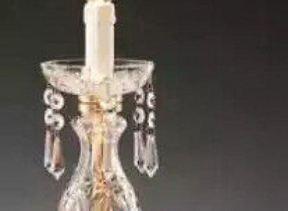 Stylish Table Lamp Antique Style Interior Luxury Candle Lamp Crystal