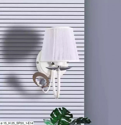 White Wall Sconce Designer Luxury Lamp Chandelier Classic Style