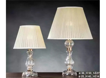 White transparent table lamp antique style chandelier crystal lamp