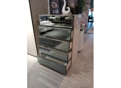 Dresser Glass Dressers Cabinet Modern Sideboard Bedroom Loft New