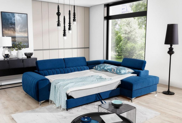 Sofa with storage box & sleeping function corner sofa fabric couch textile couch sofas new