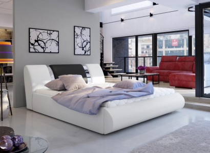 Luxury Box Spring Bed Black White Beds Bedroom Furniture Design Double Hotel