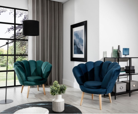 Armchair Club Lounge Chair Upholstery Sofa 1-Seater Relax TV Green