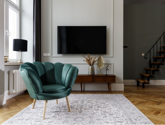 Armchair Club Lounge Chair Upholstery Sofa 1-Seater Relax TV Green