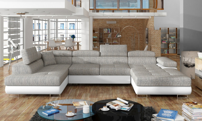 Fabric U-shaped couch living landscape corner sofa set modern design sofa modern new