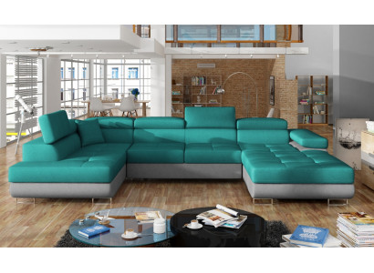 Fabric U-shaped couch living landscape corner sofa set modern design sofa modern new
