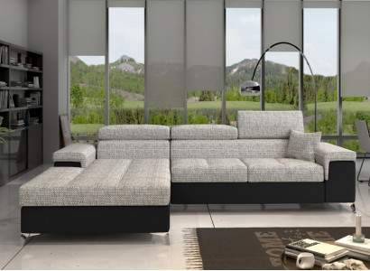 L-shape couch living area corner sofa suite modern design sofa fabric textile new