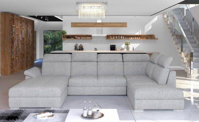 Corner sofa fabric corner suite U-shaped sofa couch design couch upholstery textile modern