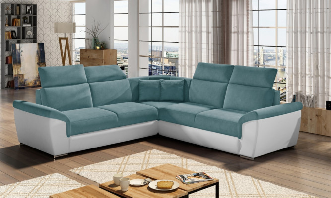 Sectional sofa L-shape living landscape designer sofa couch upholstery seating set sofas