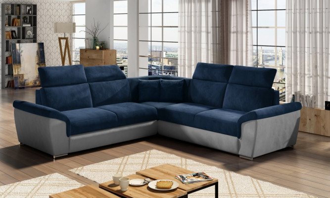 Sectional sofa L-shape living landscape designer sofa couch upholstery seating set sofas