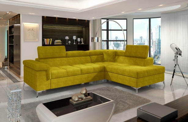 Sectional sofa L-shape sofa couch design upholstery sleeper sofa fabric bed function fabric