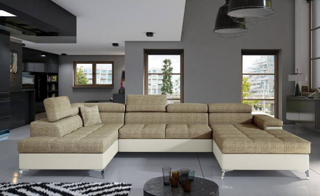 Fabric U-shape couch living area corner sofa suite design modern sofa modern new