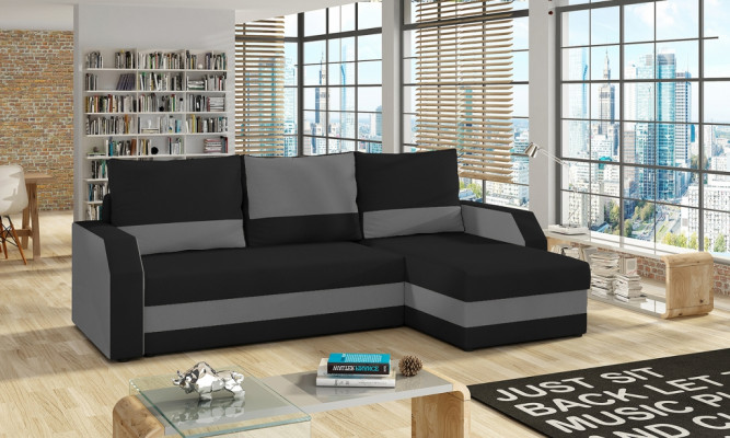 Fabric L-shaped couch landscape corner sofa set modern design sofas couches