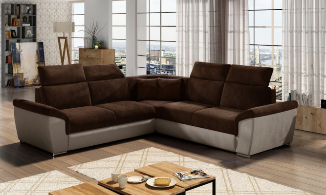 Sectional sofa L-shape living landscape designer sofa couch upholstery seating set sofas