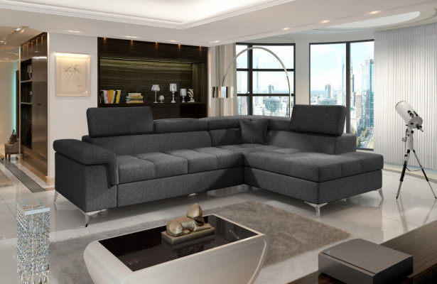 Sectional sofa L-shape sofa couch design upholstery sleeper sofa fabric bed function fabric