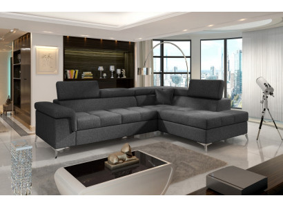 Sectional sofa L-shape sofa couch design upholstery sleeper sofa fabric bed function fabric