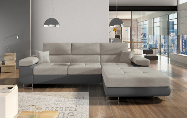 Corner sofa L-shaped living area designer sofa couch upholstery fabric seat ensemble