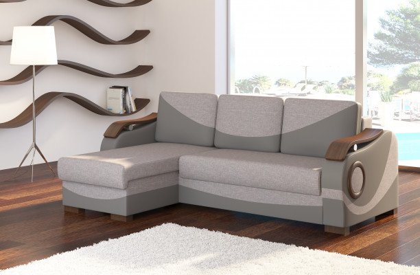 Sofa bed function, functional sleeper sofa, corner sofa, textile fabric couch upholstery set.