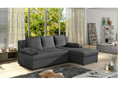 Modern sofa bed couch upholstery corner sofa set with bed function textile leather