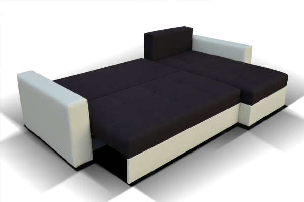 Design corner sofa Newark with bed function couch leather fabric sofas sleep sofa.