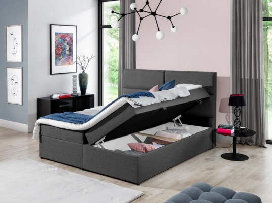 Designer Bett Chesterfield Textile Hotel Beds Double Bedroom Luxury 180x200