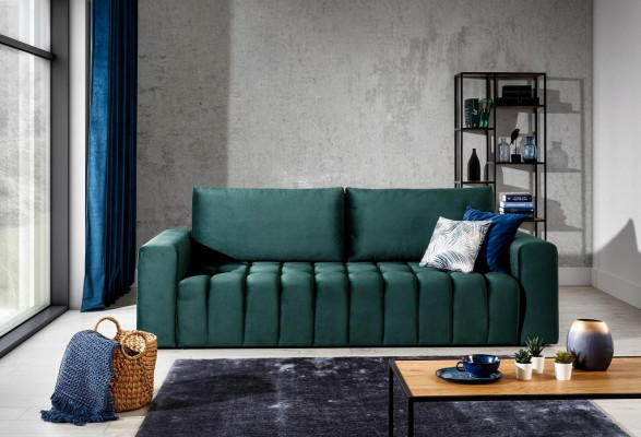 Classic Three-Seater Couches Upholstered Sofa 3-Seater Textile Couches Fabric Sofa New