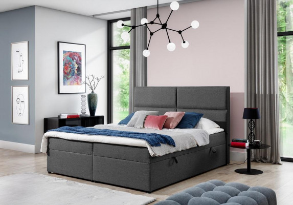 Designer Bett Chesterfield Textile Hotel Beds Double Bedroom Luxury 180x200