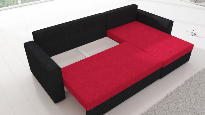Classic corner sofa bed couch upholstered corner suite corner sofa bed function