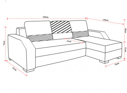Sofa bed sofa upholstery living room corner sofa functional couch textile seat