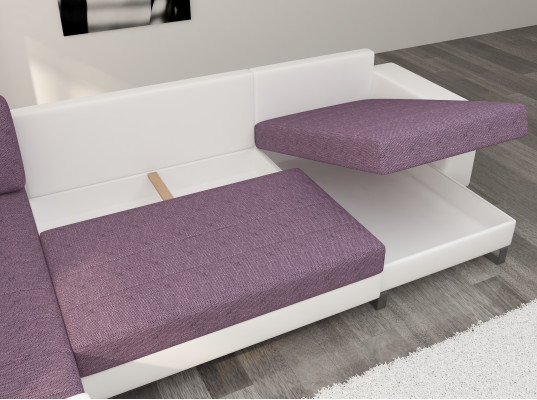 U-shaped living area modern living room corner sofa couch corner set