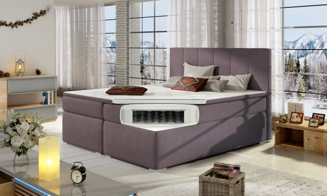 Leather bed upholstery bed box spring beds 180x200cm bed drawer mattress