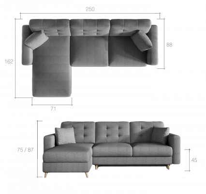 Sofa bed sofa upholstery functional couch living room corner sofa textile seat
