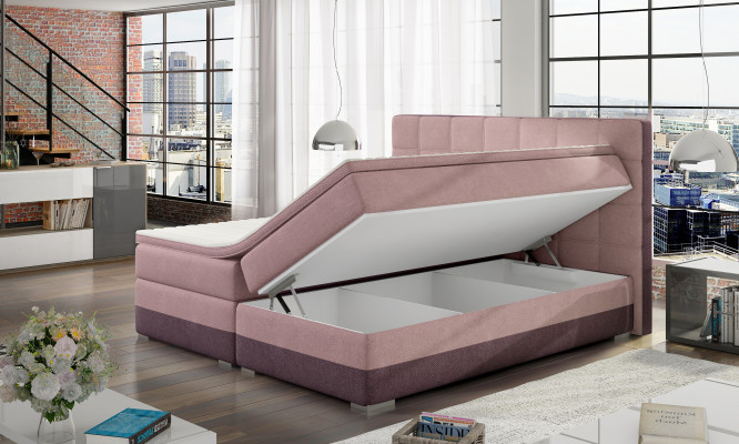 Leather bed upholstered bed box spring beds bed frame 180x200cm mattress
