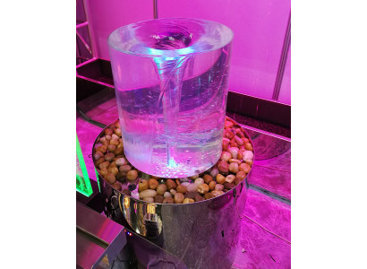 Vortex tornado bubble fountain led outdoor swirl tornado bubble fountain tornado